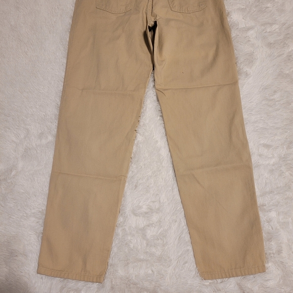 Vintage Talbots Khaki Straight Leg Jeans/Work Pants/Career Pants Size 12 - Picture 10 of 14